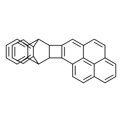 ChemSpider 2D Image | Nonacyclo[16.6.6.2~4,7~.0~2,17~.0~3,16~.0~5,14~.0~6,11~.0~19,24~.0~25,30~]dotriaconta-3(16),4,6,8,10,12,14,19,21,23,25,27,29,31-tetradecaene | C32H20