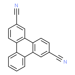 ChemSpider 2D Image | 2,6-Triphenylenedicarbonitrile | C20H10N2