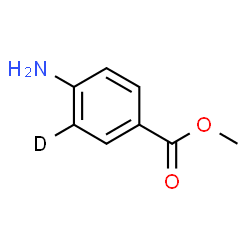ChemSpider 2D Image | Methyl 4-amino(3-~2~H)benzoate | C8H8DNO2