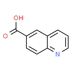 ChemSpider 2D Image | 6-Quinolinecarboxylic acid | C10H7NO2