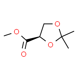 ChemSpider 2D Image | Methyl 2,3-O-isopropylidene-D-glycerate | C7H12O4