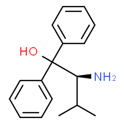 ChemSpider 2D Image | 1,1-Diphenyl-L-valinol | C17H21NO