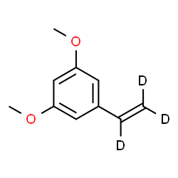 ChemSpider 2D Image | 1,3-Dimethoxy-5-(~2~H_3_)vinylbenzene | C10H9D3O2