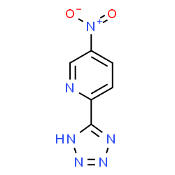 ChemSpider 2D Image | 5-Nitro-2-(1H-tetrazol-5-yl)pyridine | C6H4N6O2