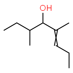 ChemSpider 2D Image | 3,5-Dimethyl-5-octen-4-ol | C10H20O