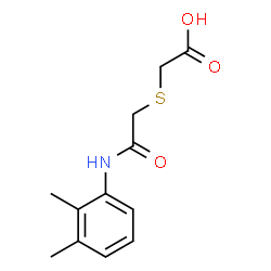 ChemSpider 2D Image | ({[(2,3-dimethylphenyl)carbamoyl]methyl}sulfanyl)acetic acid | C12H15NO3S