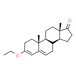 ChemSpider 2D Image | (8xi)-3-Ethoxyandrosta-3,5-dien-17-one | C21H30O2