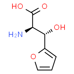 ChemSpider 2D Image | (3S)-3-(2-Furyl)-D-serine | C7H9NO4