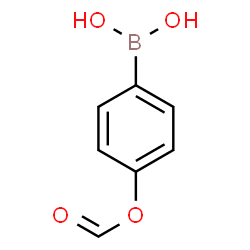 ChemSpider 2D Image | [4-(Formyloxy)phenyl]boronic acid | C7H7BO4