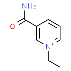 ChemSpider 2D Image | 3-Carbamoyl-1-ethylpyridinium | C8H11N2O