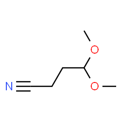 ChemSpider 2D Image | 4,4-Dimethoxybutanenitrile | C6H11NO2