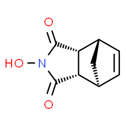 ChemSpider 2D Image | (1S,2R,6S,7S)-4-Hydroxy-4-azatricyclo[5.2.1.0~2,6~]dec-8-ene-3,5-dione | C9H9NO3