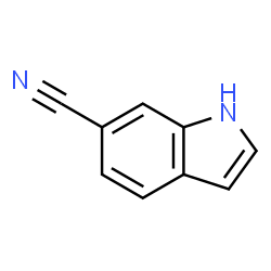 ChemSpider 2D Image | 1H-Indole-6-carbonitrile | C9H6N2