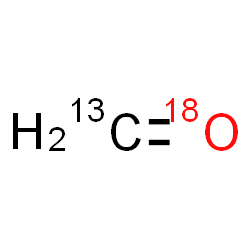 ChemSpider 2D Image | (~13~C,~18~O)Formaldehyde | 13CH218O