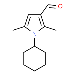 ChemSpider 2D Image | 1-cyclohexyl-2,5-dimethylpyrrole-3-carbaldehyde | C13H19NO