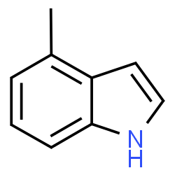 ChemSpider 2D Image | 4-Methyindole | C9H9N