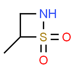 ChemSpider 2D Image | 4-Methyl-1,2-thiazetidine 1,1-dioxide | C3H7NO2S
