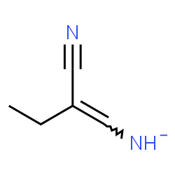 ChemSpider 2D Image | (2-Cyano-1-buten-1-yl)azanide | C5H7N2