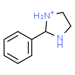 ChemSpider 2D Image | 2-Phenylimidazolidin-1-ium | C9H13N2
