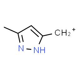 ChemSpider 2D Image | (3-Methyl-1H-pyrazol-5-yl)methylium | C5H7N2