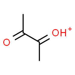 ChemSpider 2D Image | (E)-(3-Oxo-2-butanylidene)oxonium | C4H7O2