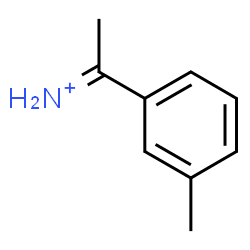 ChemSpider 2D Image | 1-(3-Methylphenyl)ethaniminium | C9H12N