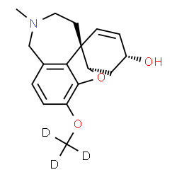 ChemSpider 2D Image | (3alpha,4abeta)-(13,13,13-~2~H_3_)Galanthamine | C17H18D3NO3