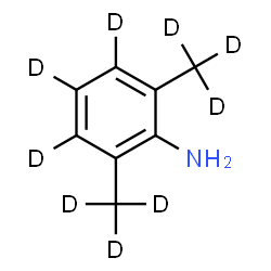 ChemSpider 2D Image | 2,6-Bis[(~2~H_3_)methyl](~2~H_3_)aniline | C8H2D9N