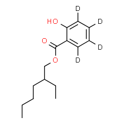 ChemSpider 2D Image | 2-Ethylhexyl 2-hydroxy(~2~H_4_)benzoate | C15H18D4O3