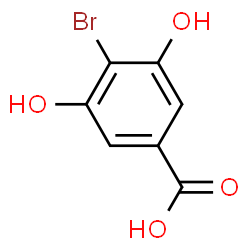 ChemSpider 2D Image | 4-Bromo-3,5-dihydroxybenzoic acid | C7H5BrO4