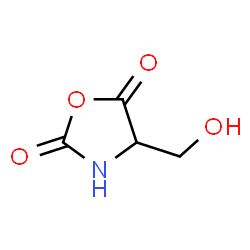 ChemSpider 2D Image | 4-(hydroxymethyl)-2,5-Oxazolidinedione | C4H5NO4