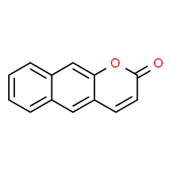 ChemSpider 2D Image | 6,7-Benzocoumarin | C13H8O2