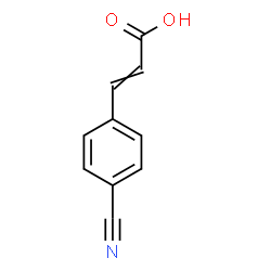 ChemSpider 2D Image | 3-(4-Cyanophenyl)acrylic acid | C10H7NO2