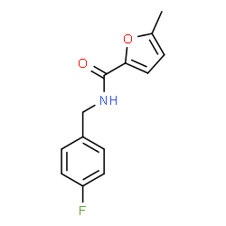 ChemSpider 2D Image | N-(4-Fluorobenzyl)-5-methyl-2-furamide | C13H12FNO2