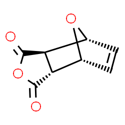 ChemSpider 2D Image | (1R,2R,6R,7R)-4,10-Dioxatricyclo[5.2.1.0~2,6~]dec-8-ene-3,5-dione | C8H6O4