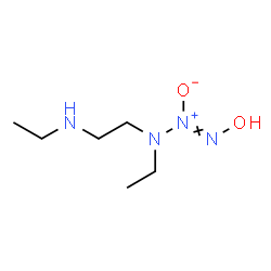 ChemSpider 2D Image | 3-Ethyl-3-[2-(ethylamino)ethyl]-1-hydroxy-1-triazene 2-oxide | C6H16N4O2