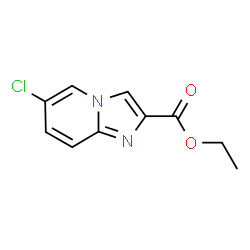 ChemSpider 2D Image | ethyl 6-chloroimidazo(1,2-a)pyridine-2-carboxylate | C10H9ClN2O2