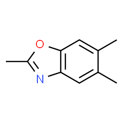 ChemSpider 2D Image | 2,5,6-Trimethylbenzoxazole | C10H11NO