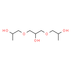 ChemSpider 2D Image | 1,3-Bis(2-hydroxypropoxy)-2-propanol | C9H20O5