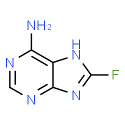 ChemSpider 2D Image | 8-Fluoro-7H-purin-6-amine | C5H4FN5