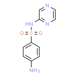 ChemSpider 2D Image | Sulfapyrazine | C10H10N4O2S
