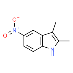 ChemSpider 2D Image | 2,3-DIMETHYL-5-NITROINDOLE | C10H10N2O2