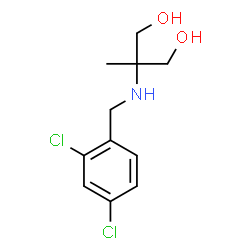 ChemSpider 2D Image | 2-[(2,4-Dichlorobenzyl)amino]-2-methyl-1,3-propanediol | C11H15Cl2NO2