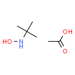 ChemSpider 2D Image | TERT-BUTYLHYDROXYLAMINE ACETATE | C6H15NO3