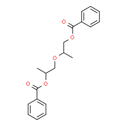 ChemSpider 2D Image | 2-(2-(Benzoyloxy)propoxy)propyl benzoate | C20H22O5