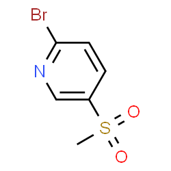 ChemSpider 2D Image | 2-Bromo-5-(methylsulfonyl)pyridine | C6H6BrNO2S