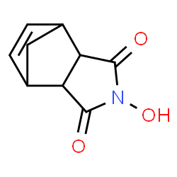 ChemSpider 2D Image | 4-Hydroxy-4-azatricyclo[5.2.1.0(2,6)]dec-8-ene-3,5-dione | C9H9NO3