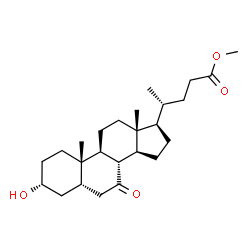 ChemSpider 2D Image | 7-ketolithocholic Methyl ester | C25H40O4