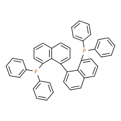 ChemSpider 2D Image | 1,1'-Binaphthalene-8,8'-diylbis(diphenylphosphine) | C44H32P2