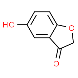 ChemSpider 2D Image | 5-HYDROXY-3(2H)-BENZOFURANONE | C8H6O3